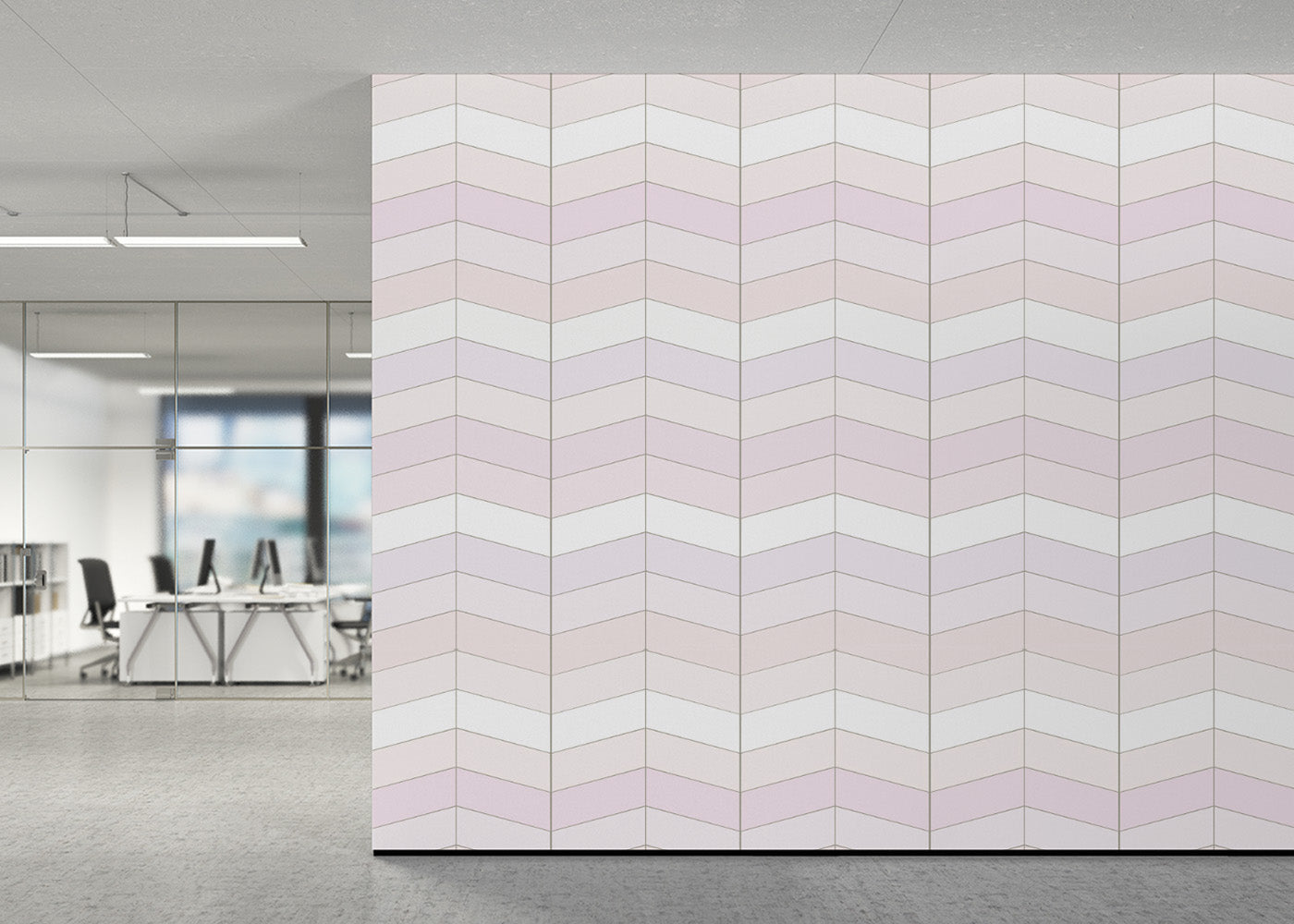 Chevron Deco - Rose Blush