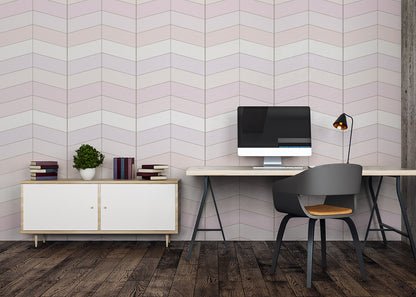 Chevron Deco - Rose Blush