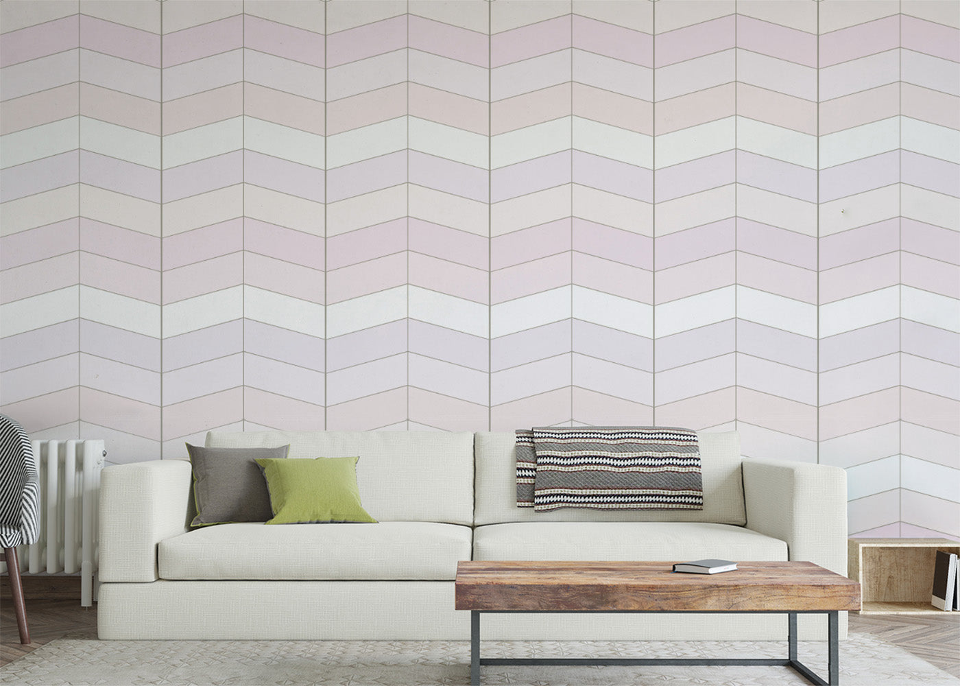 Chevron Deco - Rose Blush