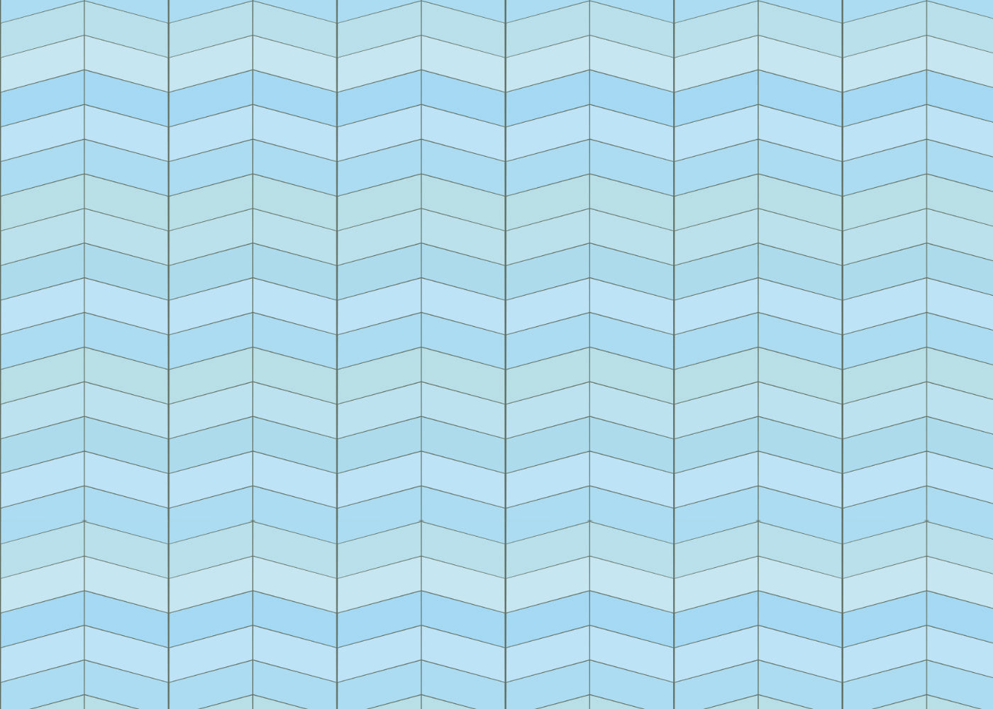 Chevron Deco - Blue Bell