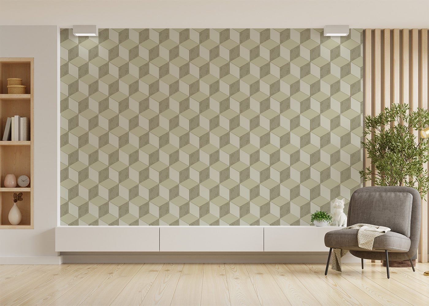 Roman Cubic - Taupe