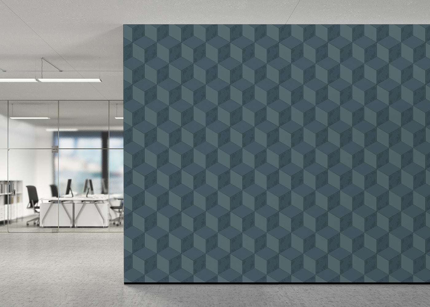 Roman Cubic - Dark Blue