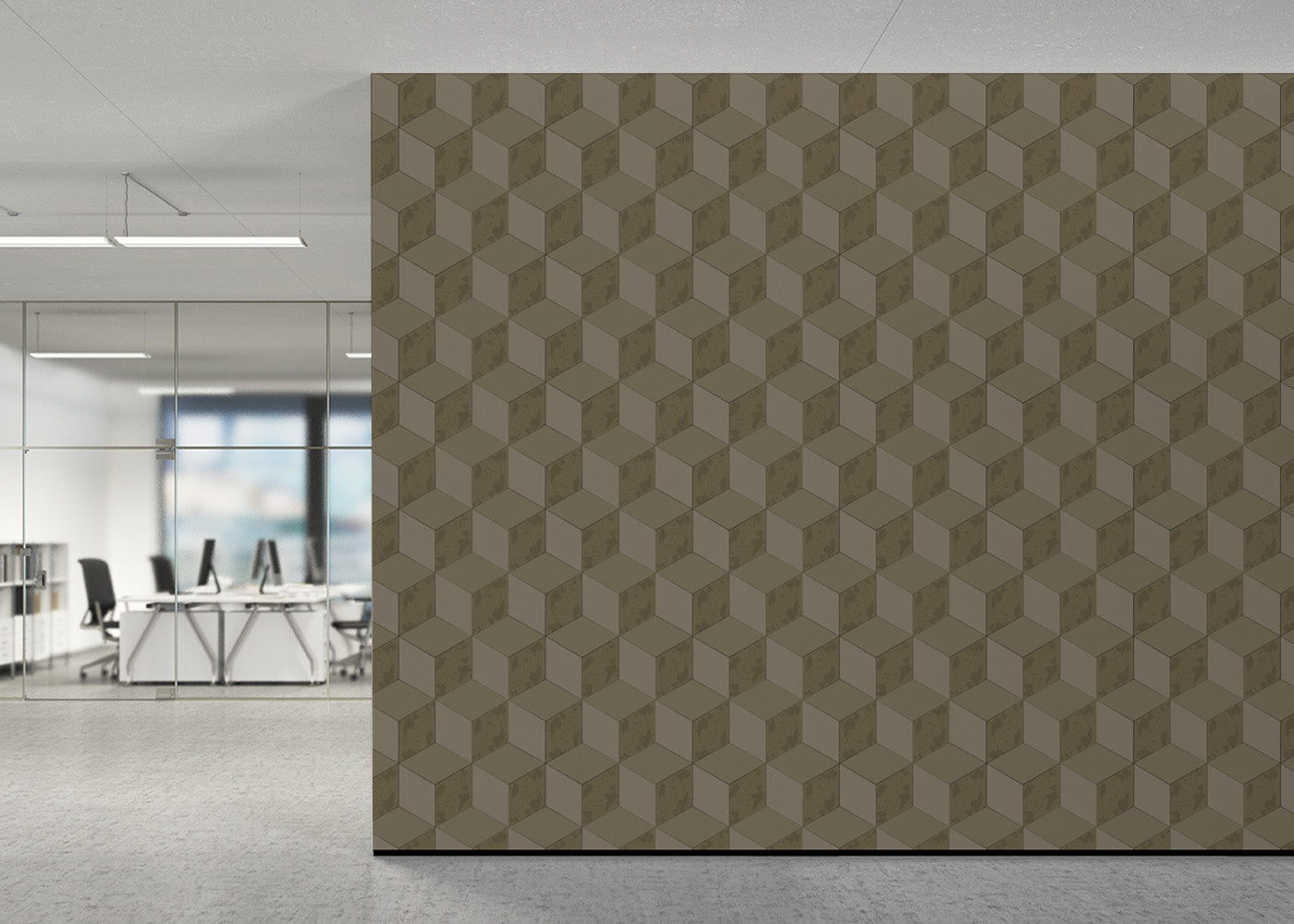 Roman Cubic - Raw Umber