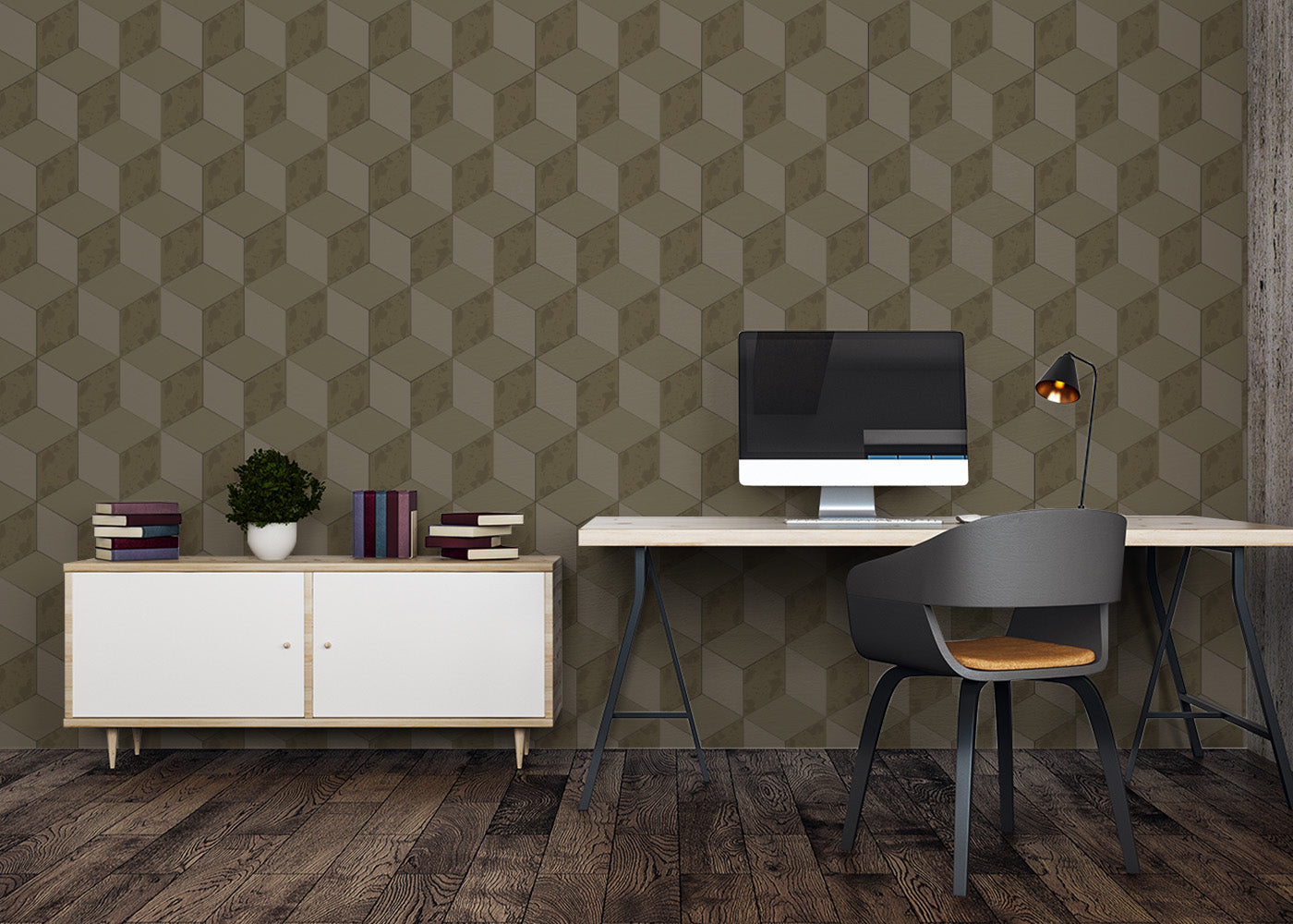 Roman Cubic - Raw Umber