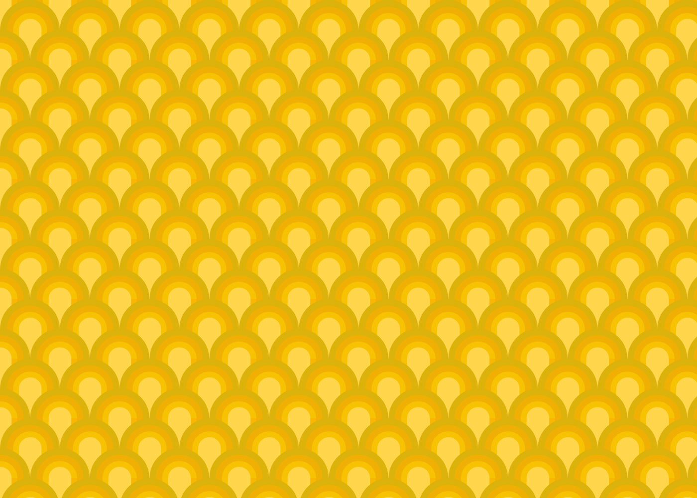 Rainbow Arch - Golden Mustard - Sample