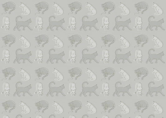 Simple Cat - Pewter