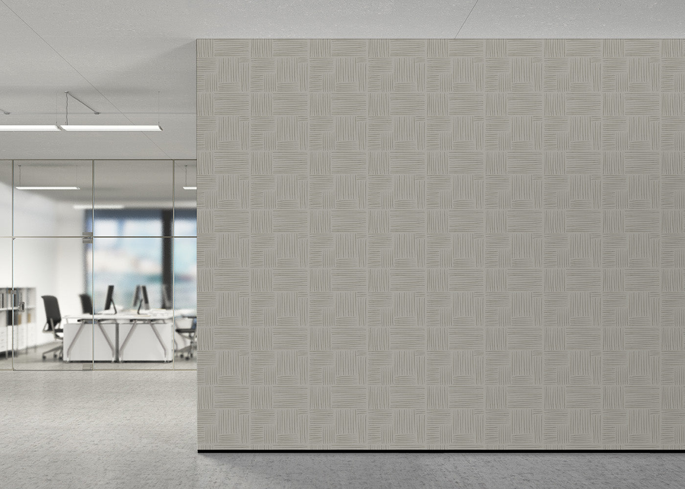Basket Weave - Taupe