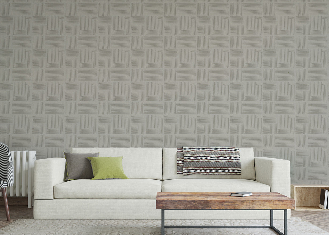 Basket Weave - Taupe