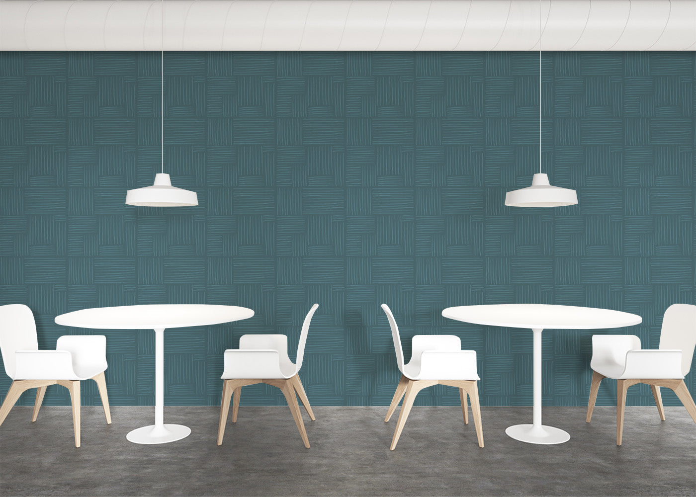Basket Weave - Blue Spruce