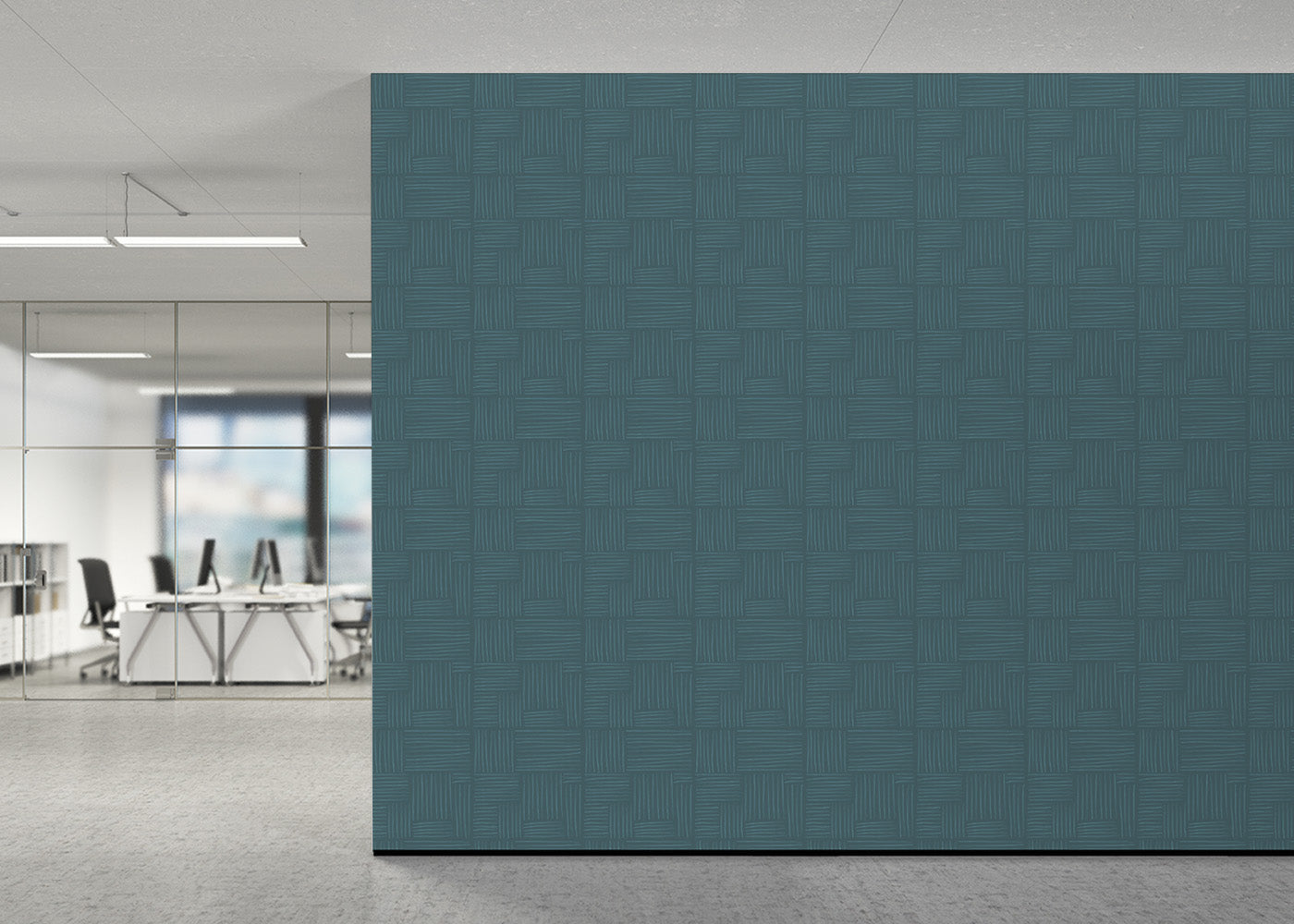 Basket Weave - Blue Spruce