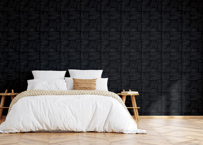 Basket Weave - Ebony