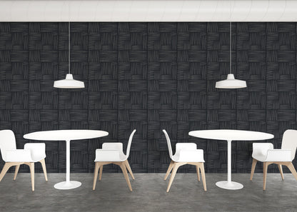 Basket Weave - Ebony