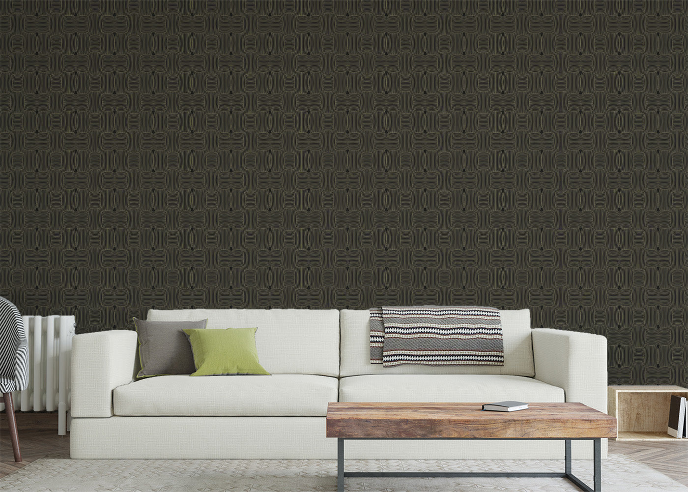 Warp and Weft - Sage Noir