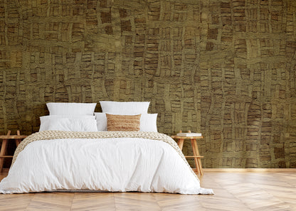 Raffia Tapestry Mural - Raw Natural