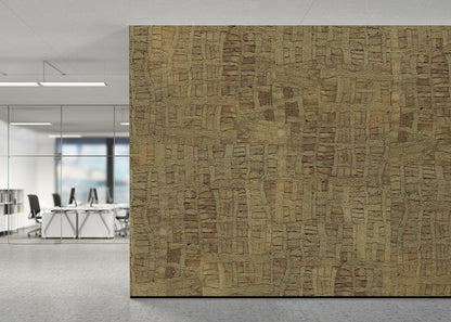 Raffia Tapestry Mural - Raw Natural