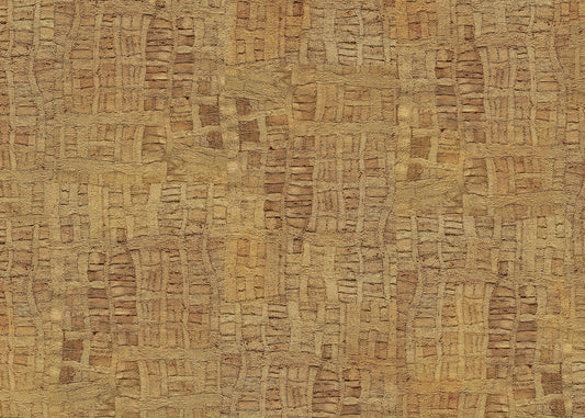 Raffia Tapestry Mural - Amber