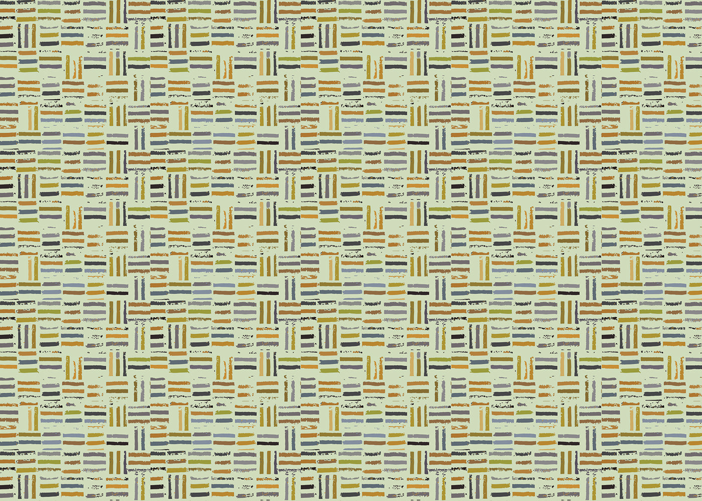 Hash Marks - Multicolor Warm