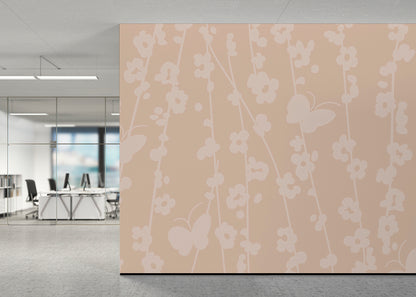 Daisy Chain Mural - Creamsicle Dust