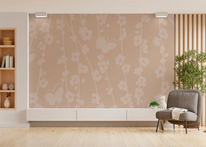 Daisy Chain Mural - Creamsicle Dust