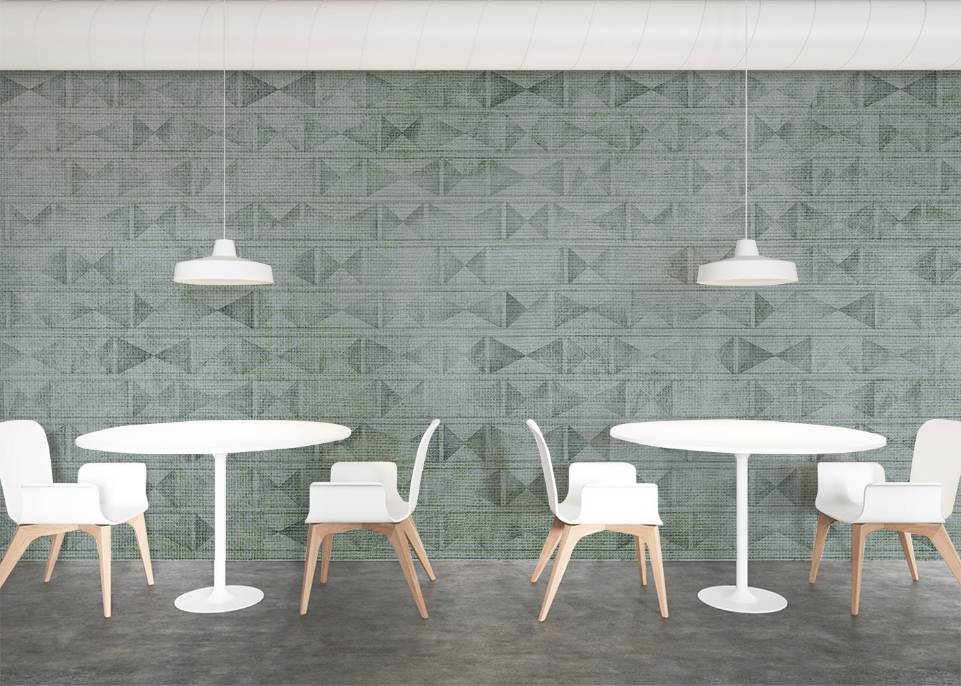 Via Roma Mural - Grigio Blue