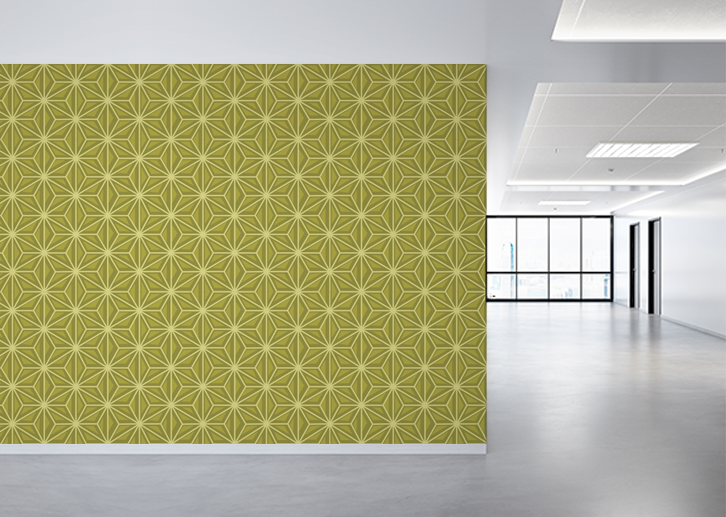 Japanese Hexagons - Bright Bronze