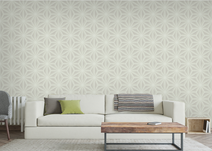 Japanese Hexagons - Cloister Gray