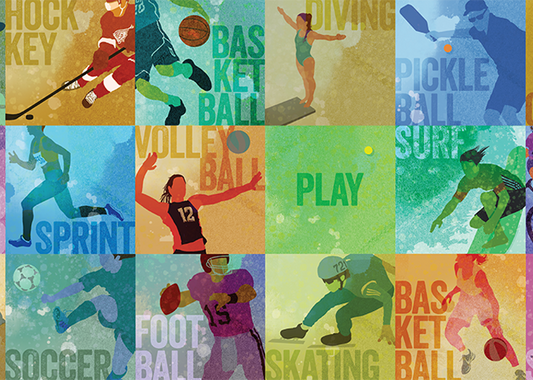 Sports Mural - PLAY
