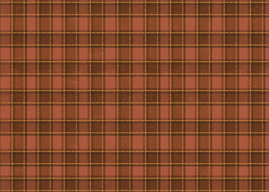 Phat Plaid 002 (red with orange lines)