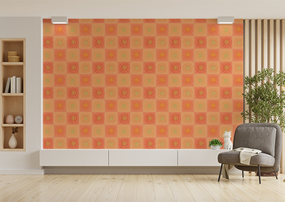 Rays & Circles D - Madras checks