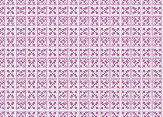 Foliar Quadrant Tiles - Purple - Sample