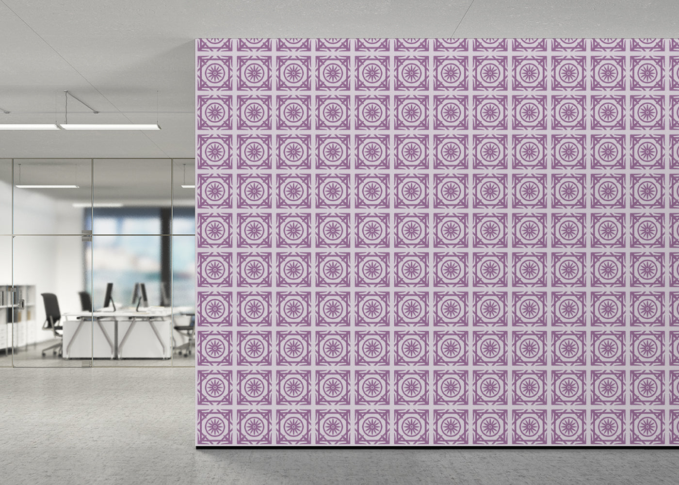 Compass Rose Tiles - Purple