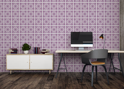 Compass Rose Tiles - Purple