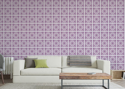 Compass Rose Tiles - Purple
