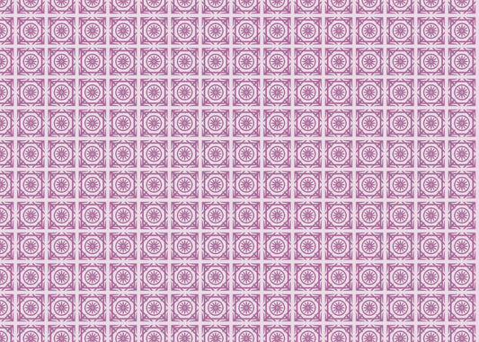 Compass Rose Tiles - Purple - Sample
