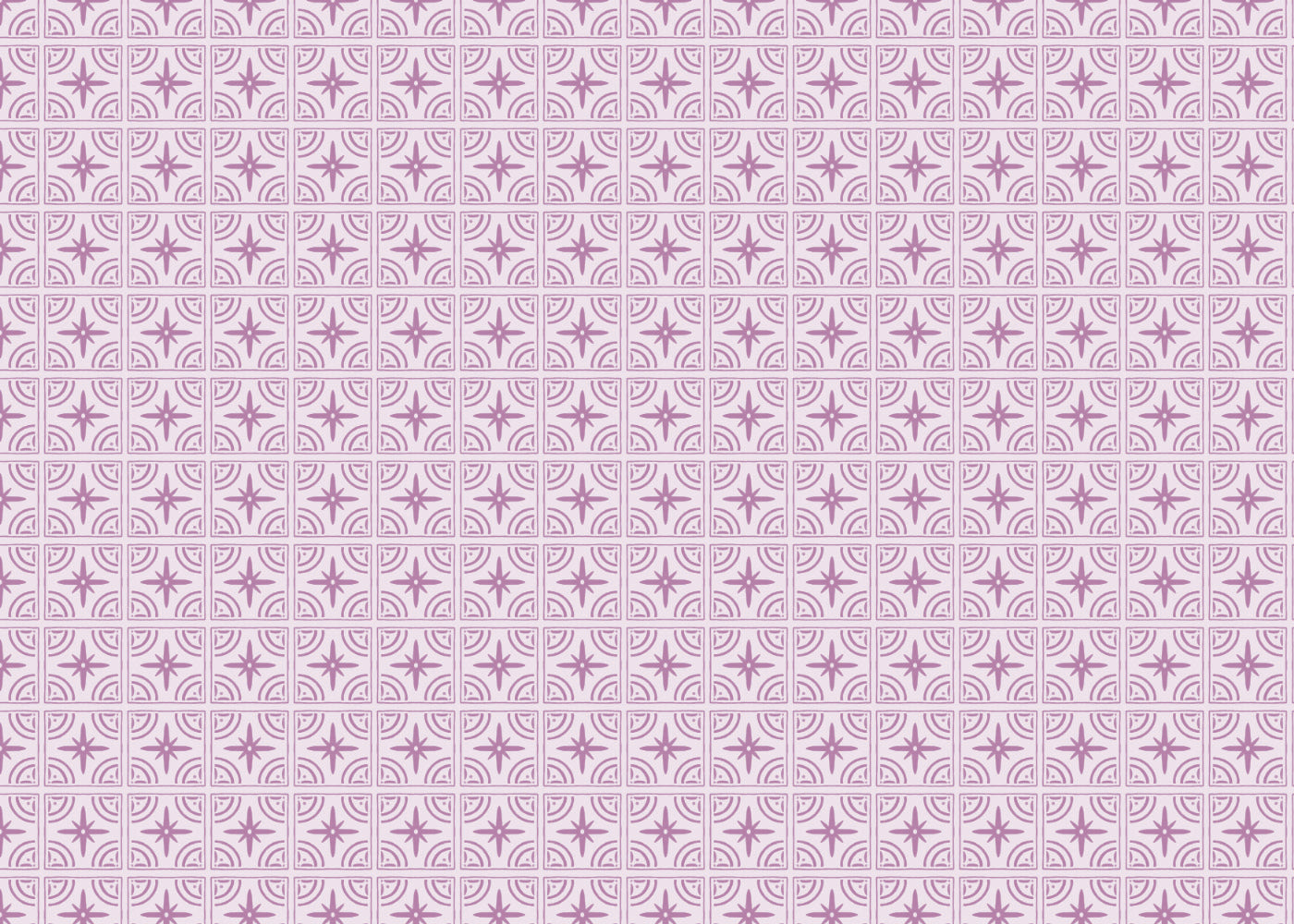 Crescent Whirls Tiles - Purple
