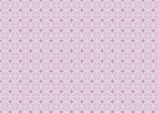 Crescent Whirls Tiles - Purple