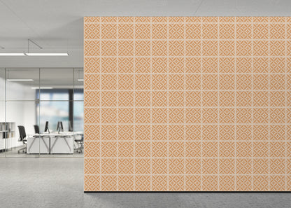 Crossed Petals Tiles - Orange