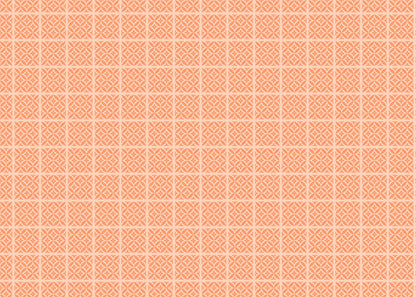 Crossed Petals Tiles - Orange