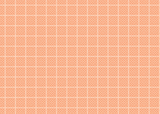 Crossed Petals Tiles - Orange