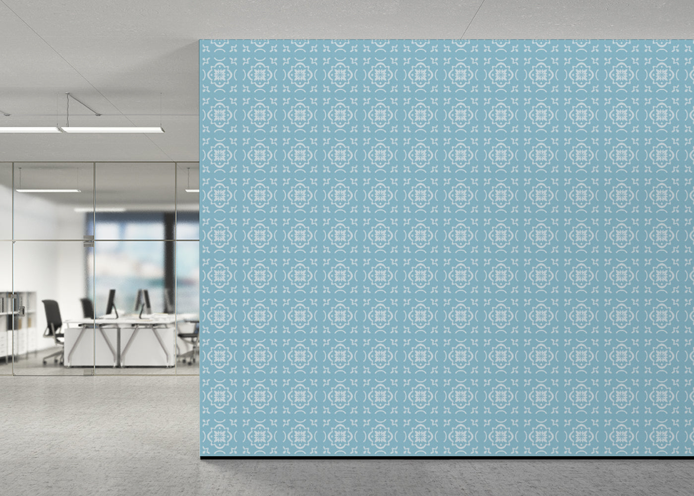 Garden Lattice Tiles - Turquoise