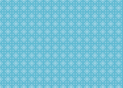 Garden Lattice Tiles - Turquoise