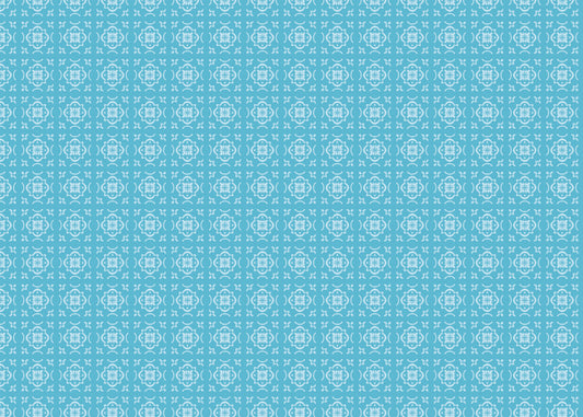 Garden Lattice Tiles - Turquoise