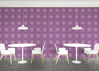 Garden Lattice Tiles - Purple