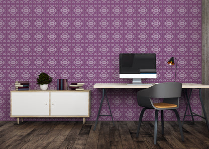 Garden Lattice Tiles - Purple