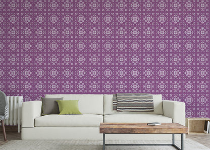 Garden Lattice Tiles - Purple
