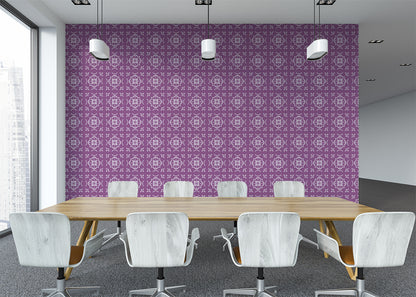 Garden Lattice Tiles - Purple