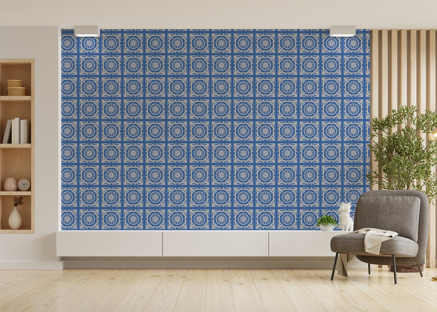 Starlight Tapestry Tiles - Blue