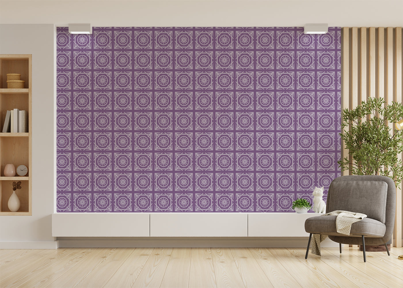 Starlight Tapestry Tiles - Purple