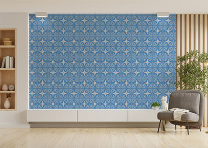 Celestial Ripples Tiles - Blue