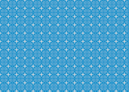 Celestial Ripples Tiles - Blue